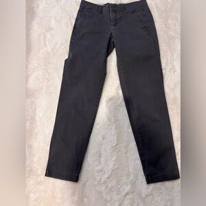 Vince chino straight leg ankle pants size 2 charcoal